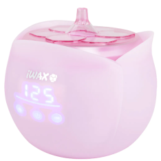 iWAX Ohřívač depilačního vosku Flower růžový