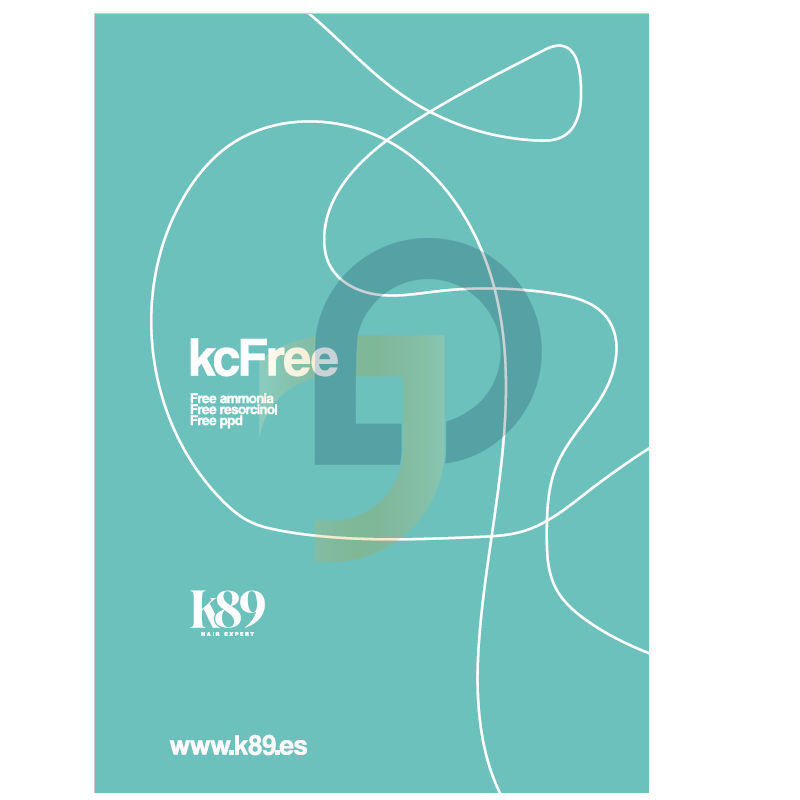 K89 KC FREE vzorkovník farieb na vlasy NOVÝ