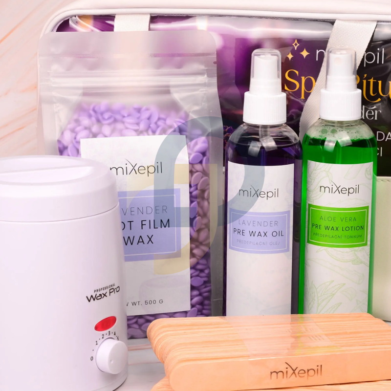 Mixepil Sada na depiláciu Oil SPA Ritual LAVENDER