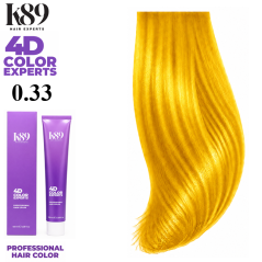 K89 4D Color Experts professzionális hajfesték 0.33 Yellow