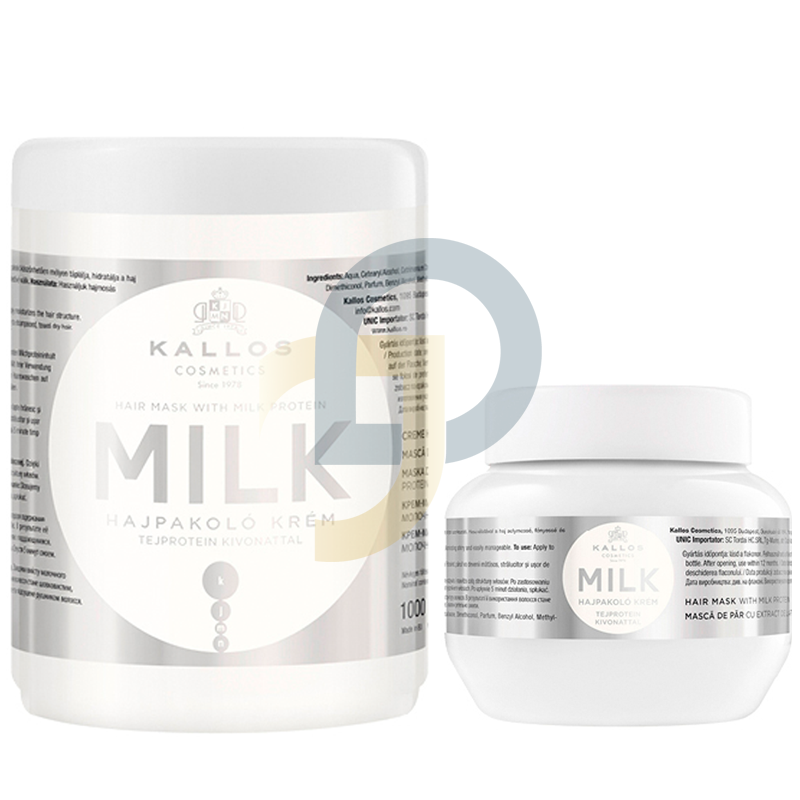 Kallos KJMN MILK hidratáló hajmaszk