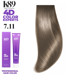 K89 4D Color Experts professzionális hajfesték 7.11