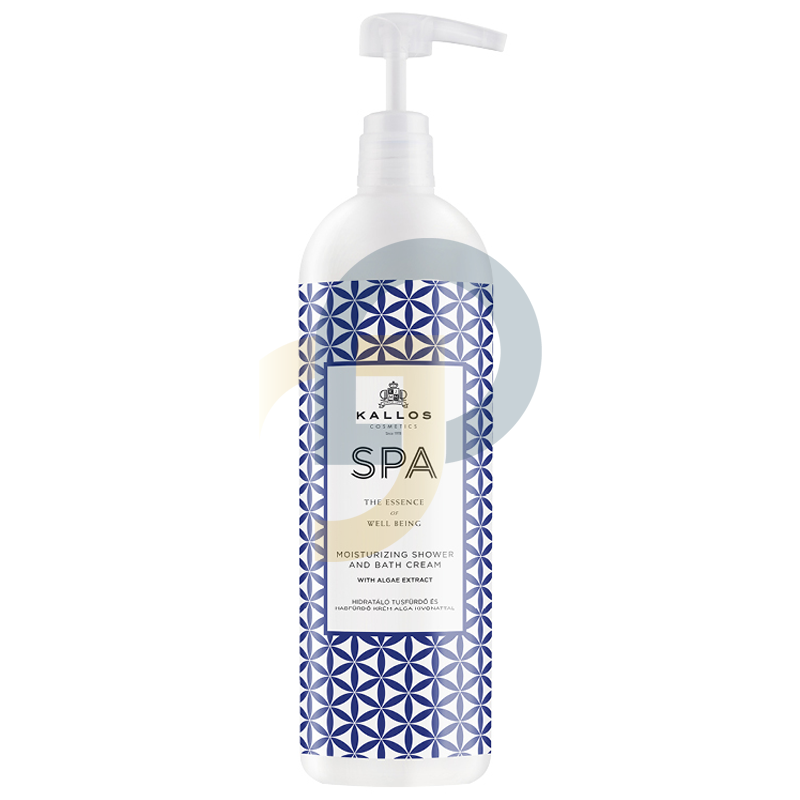 Kallos SPA hidratáló tusfürdő és fürdőkrém algakivonattal 1000 ml