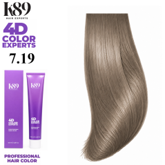 K89 4D Color Experts profesionálna farba na vlasy 7.19