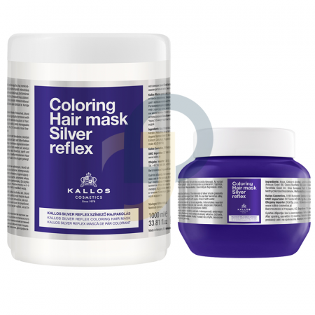 Kallos Cosmetics Coloring Hair Mask Silver Reflex