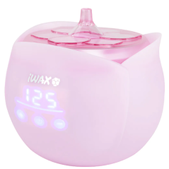 iWAX Ohrievač depilačného vosku Flower ružový