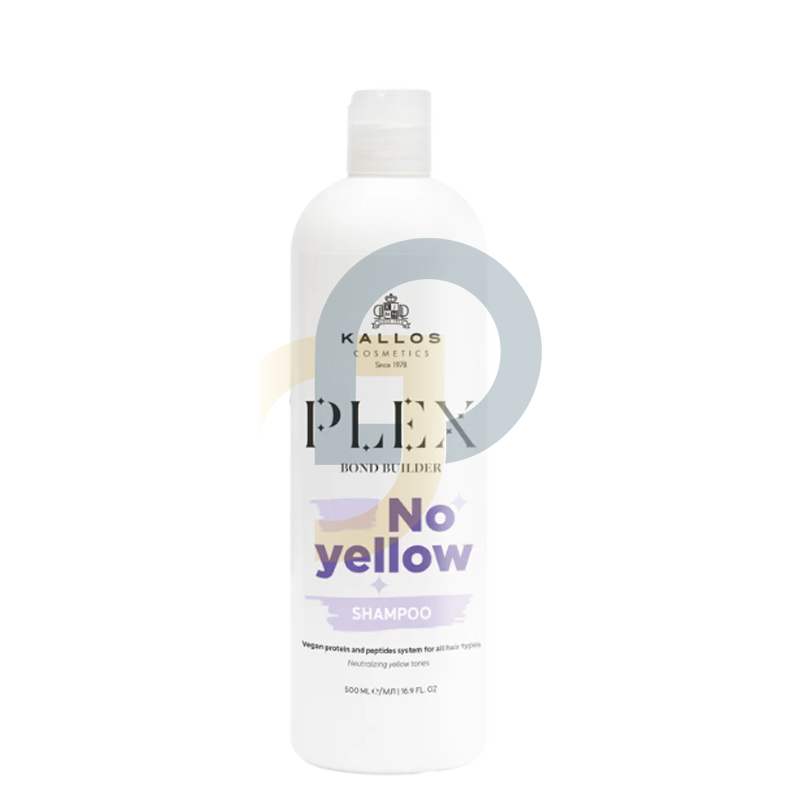 Plex Bond Builder NO YELLOW sampon a sárga tónusok ellen, növényi proteinnel és peptid komplex-szel - kötet: 500 ml