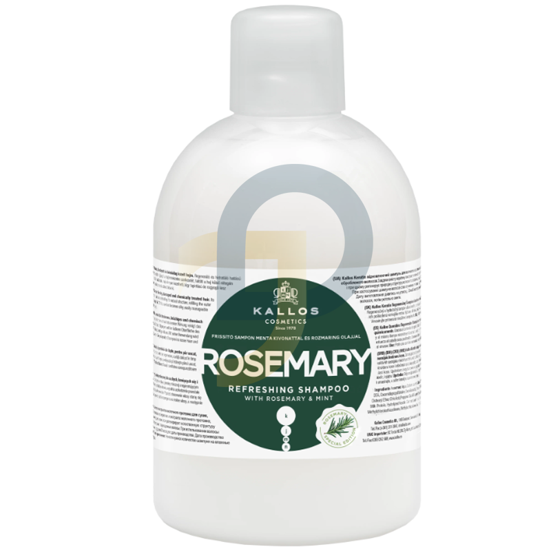 Kallos KJMN Sampon Rozmaring és Menta kivonattal 1000 ml Kallos KJMN Sampon Rozmaring és Menta kivonattal 1000 ml