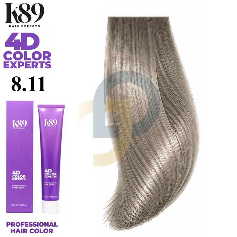 K89 4D Color Experts profesionální barva na vlasy 8.11 K89 4D Color Experts profesionální barva na vlasy 8.11