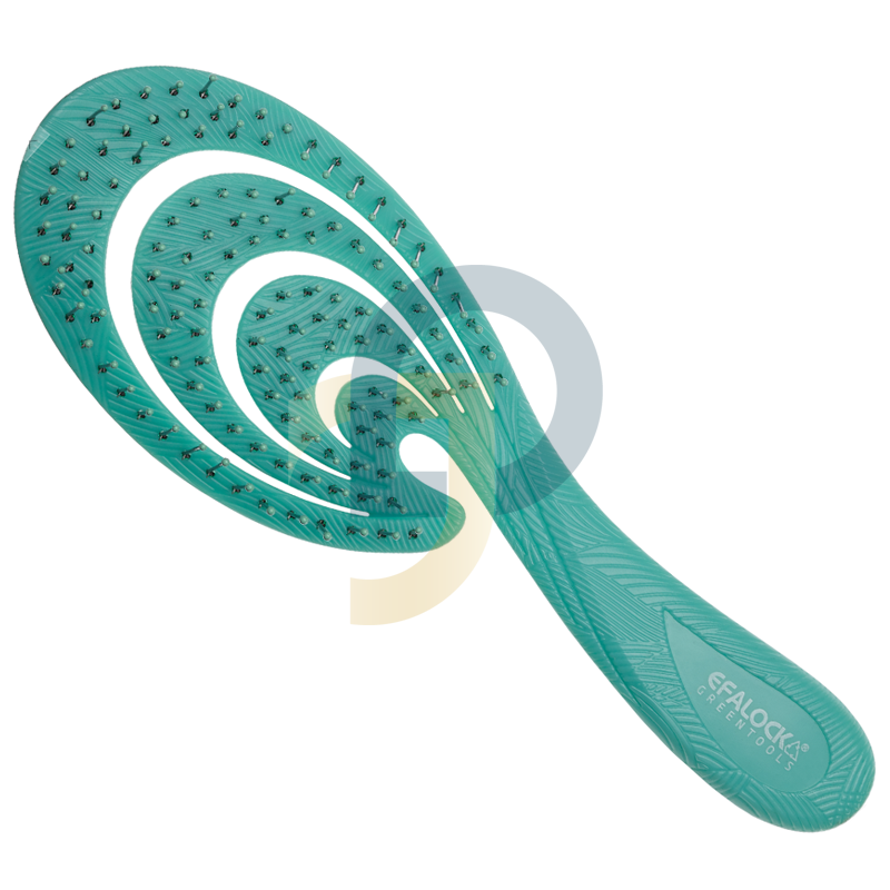 EFALOCK Detangle Brush Kefa na vlasy GREEN
