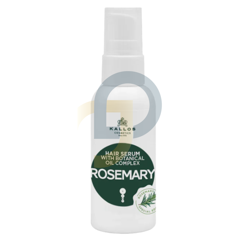 Kallos KJMN Rozmaring Hajvégápoló Szérum Növényi Olaj komplex-szel 50 ml