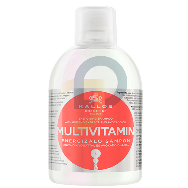 Kallos KJMN MULTIVITAMIN hajsampon 1000 ml Kallos KJMN MULTIVITAMIN hajsampon 1000 ml