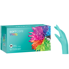 Nitrilové rukavice Soft Care VIVID GREEN 100 ks
