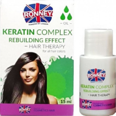Ronney KERATIN Complex Obnovujúci olej na vlasy 15 ml