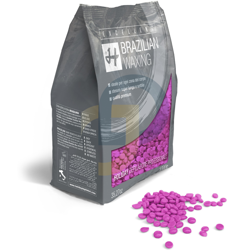 HOLIDAY Brazílsky depilačný vosk zrnká Divine Dust - Váha: 1000 g HOLIDAY Brazílsky depilačný vosk zrnká Divine Dust - Váha: 1000 g