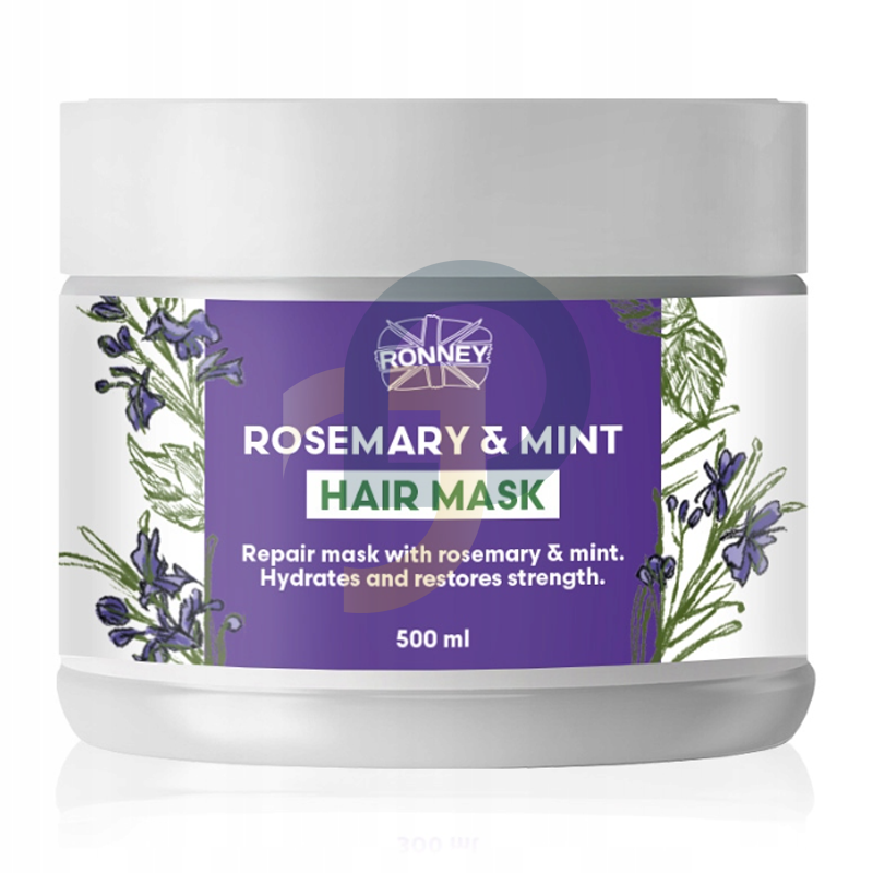 RONNEY Rosemary & Mint Maska na vlasy 500 ml