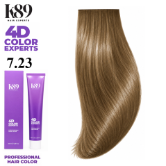 K89 4D Color Experts professzionális hajfesték 7.23