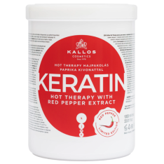 Kallos KERATIN &  PEPPER maska na vlasy 1000 ml